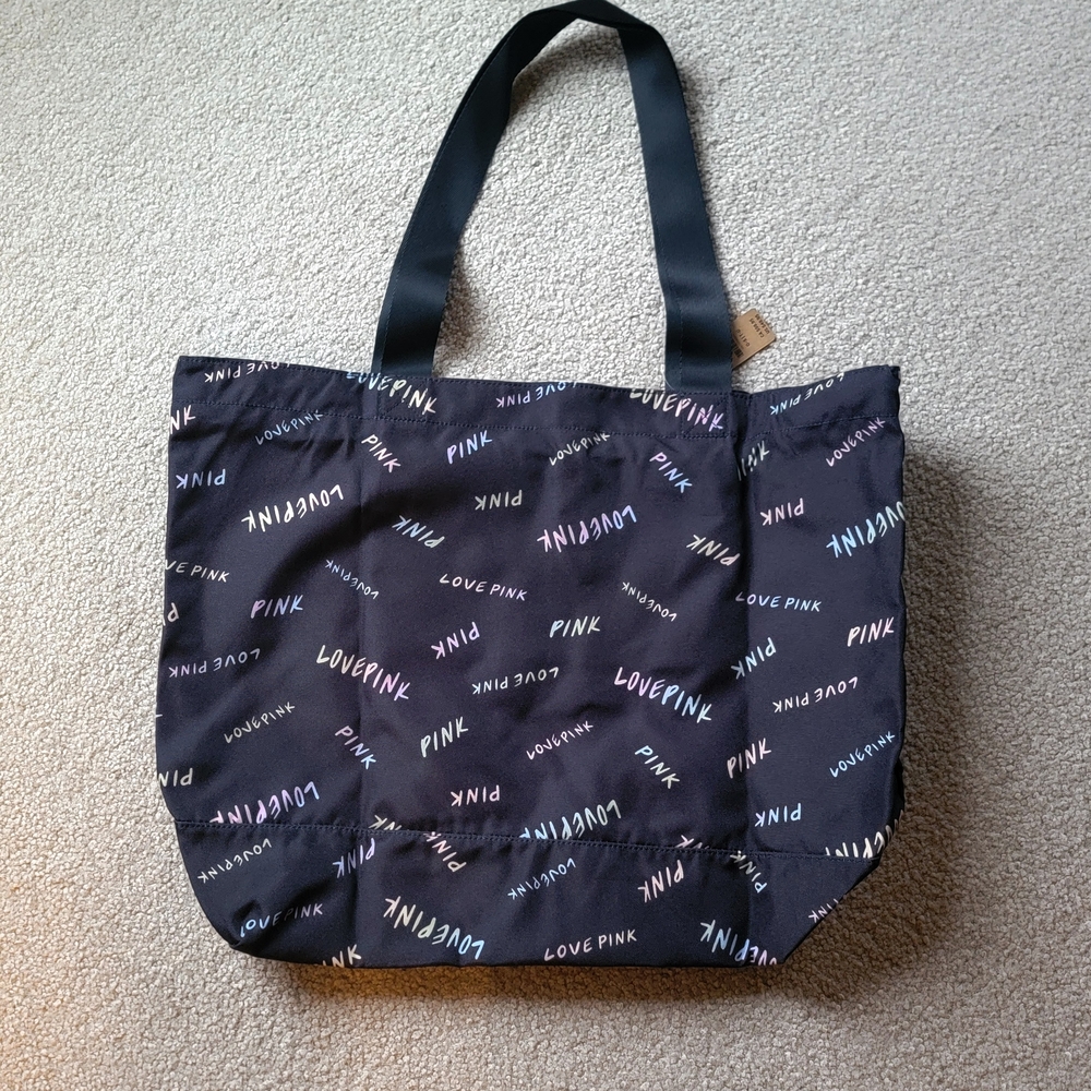 PINK Victoria's Secret Black and White Tote